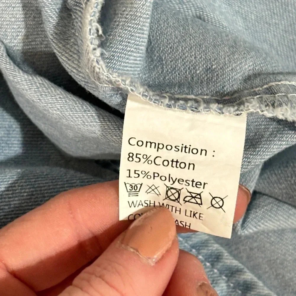 Miss Sparkling Button Down Shirt NWT - Picture 3 of 4